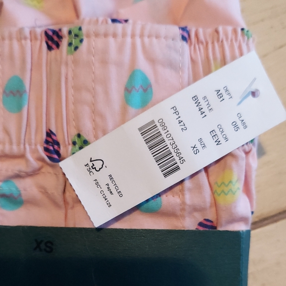 J.Crew Easter Eggs Pink Boxer Shorts XS (26-28) BNWT 1 LEFT! RETIRED - Picture 4 of 7